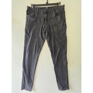 NOVAMEN Womens Black Skinny Jeans Size‎ 36 Stretch Mid Rise Denim MPD51
